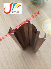 玫瑰金不锈钢包边线条，香槟金包边不锈钢线条，钛金不锈钢线条定制