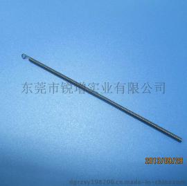 一端带钩耳机咪管拉伸弹簧