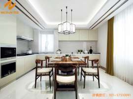 上海伟询杏仁色3D纹理德国技术3D亚克力橱柜门板W-9100