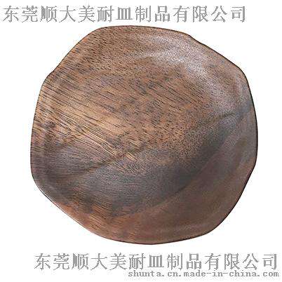 顺大100%美耐皿 夏木6”密胺八角碟 仿瓷八角碟 13422