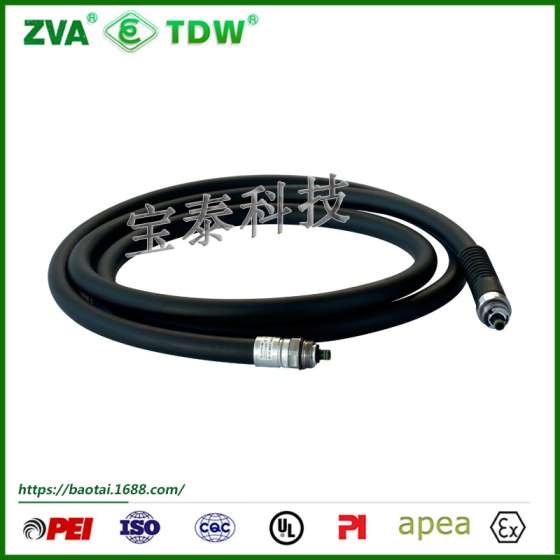 厂家直销可定制耐用型zva反向同轴油气回收加油管 加油机专用配件