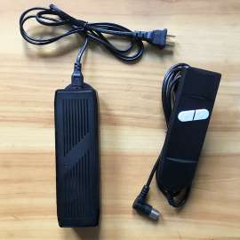 白色两按键电动推杆电机29V2A开关电源控制器可装备用应急锂电池