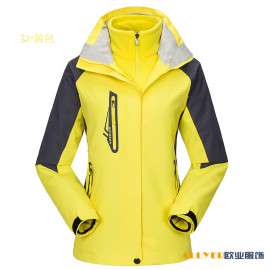 郑州定做冬季冲锋衣工作服款式图