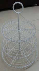 三层蛋糕架|铁艺架|铁线工艺品