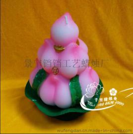 1号寿桃蜡烛 18个叠加寿桃蜡烛 无烟寿桃蜡烛  拜佛寿桃蜡烛 仿真寿桃蜡烛  厂家批发寿桃蜡烛  寿桃蜡烛批发