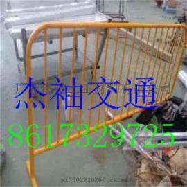 河源道路施工不锈钢铁马围栏 广州镀锌铁马隔离带围栏 黄黑铁马护栏