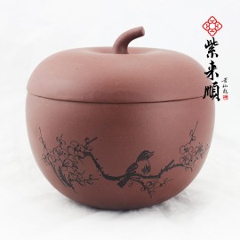 梅雀报喜茶叶罐