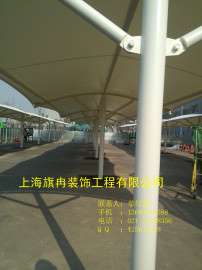 pvc膜布汽车停车棚