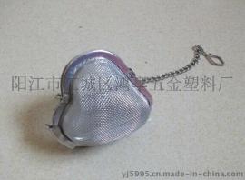 JX-25 不锈钢网状心形茶隔 /茶隔 /调味球 /茶漏/茶叶球