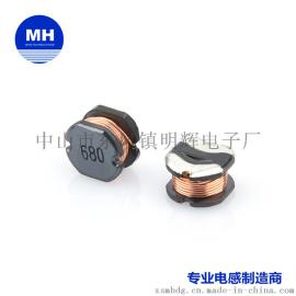 现货供应高品质SMD功率电感CD54-221K纯铜绕制印字盘装功率电感