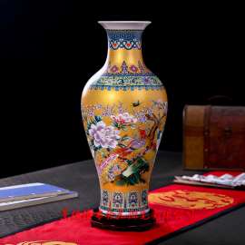 景德镇定制陶瓷花瓶 高档花瓶工艺品