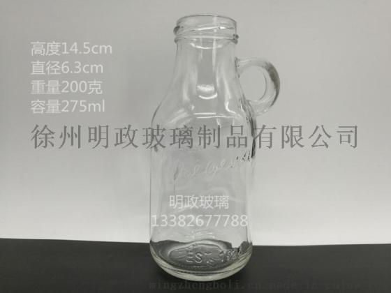 明政玻璃生产定做 各种款式 果汁瓶 汽水瓶 玻璃饮料瓶