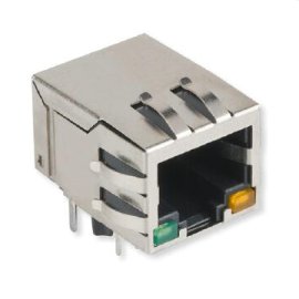 厂家直销MIC64013-51580T-LF3百兆RJ45连接器