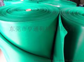 环保乳胶发泡海绵，鞋垫用绿色乳胶海绵卷材，1.4米宽幅，其他宽幅，厚度材质可调