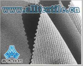 四面弹针织布+TPU+格子摇粒绒复合面料