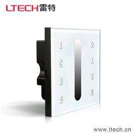 雷特热销单色led控制器12V触摸面板控制器 DMX512触摸面板控制器