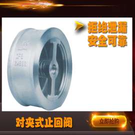 高温 不锈钢止回阀 对夹连接H71W-100P