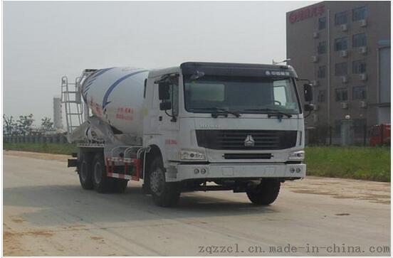 混凝土搅拌运输车  后八轮8-14方混凝土搅拌运输车  重汽豪沃国五后八轮8-14方混凝土搅拌运输车