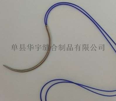 医用缝合线，USP2、75CM 带针 聚丙烯线
