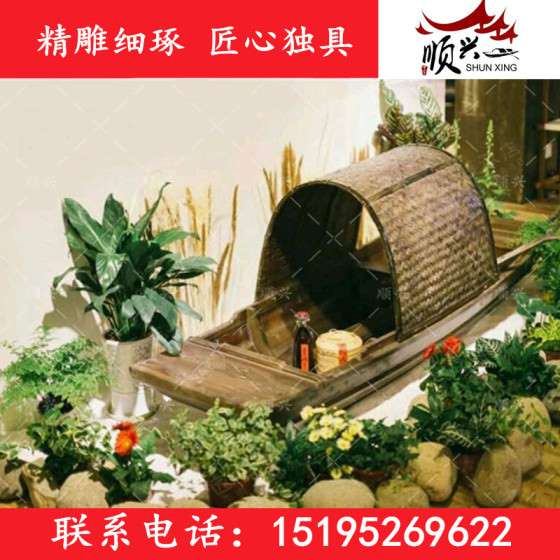天津顺兴木船厂乌篷船总代直销