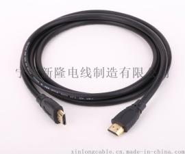 HDMI2.0 公-公,镀金 黑色注塑