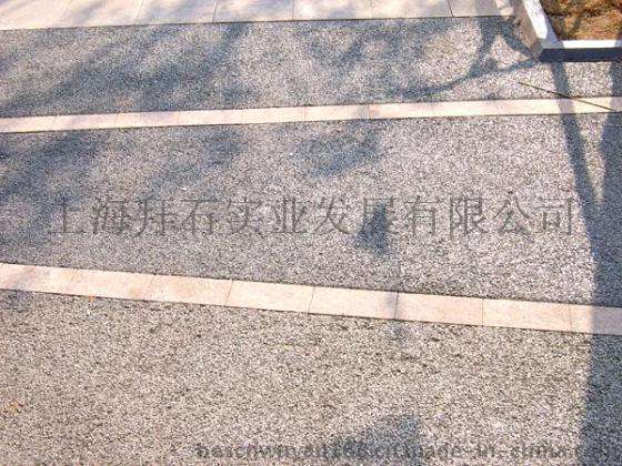 湖州城市绿道广场彩色透水砼透水混凝土路面BES防滑地坪厂家