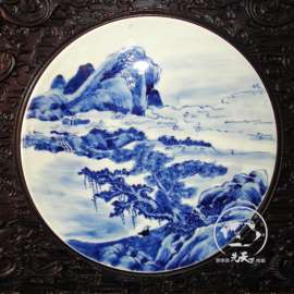 景德镇制青花瓷瓷板画个性定制
