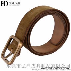 全进口牛反毛皮中性礼品腰带HD3004
