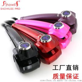厂家直销自动卷发器陶瓷卷发棒lcd液晶显示卷发神器