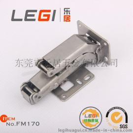 房车吊柜门铰链 免开孔桥式铰链重型铁门青蛙铰链