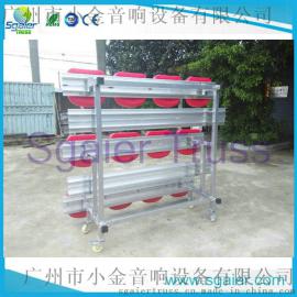 体育中心移动简易座椅 可拆装移动三层观众看台椅
