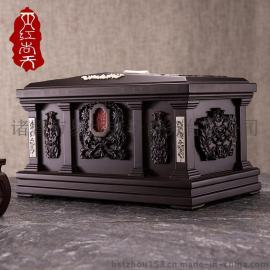 红尚天 十字架 红木骨灰盒 实木寿盒 精品小棺材 厂家直销
