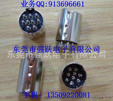 中DIN3PIN端子，MINIDIN电源头，中4P公头
