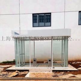 上海东巴岗亭不锈钢吸烟亭，岗亭、售货亭、保安亭