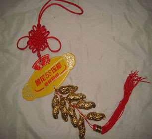 鲁花广告中国结，促销礼品