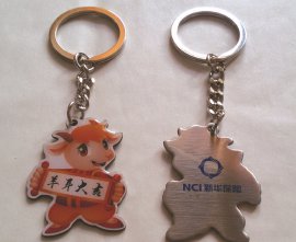 哈尔滨印刷钥匙扣制作激光金属钥匙扣厂家
