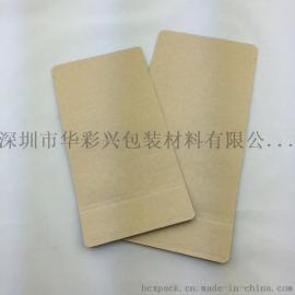 平底一磅咖啡袋不带排气阀