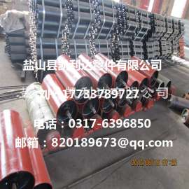 89*1150槽型托辊 橡胶输送带托辊 矿用输送带托辊市场价格