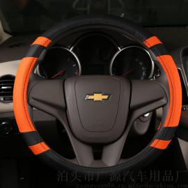 爆款热卖pu皮革汽车方向盘套时尚运动汽车把套男女通用
