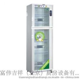亿高YTD380K-2A 低温臭氧加红外线消毒柜 双玻璃门不锈钢消毒柜