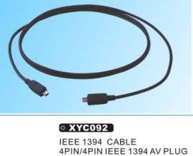 新亚IEEE 1394线， 4PIN/4PIN 厂家优质供应可选电脑周边线