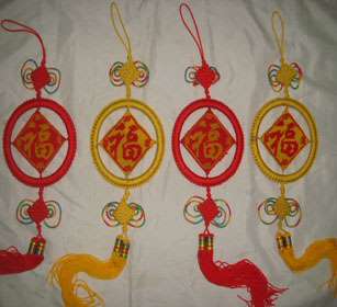 小圈福中国结挂件