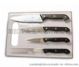 厨具 出口 KP0091  优质不锈钢 PP柄  厨房套刀5件套  厨房用具