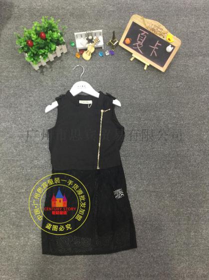 【夏卡】品牌童装 夏装连衣裙 一手货源折扣批发