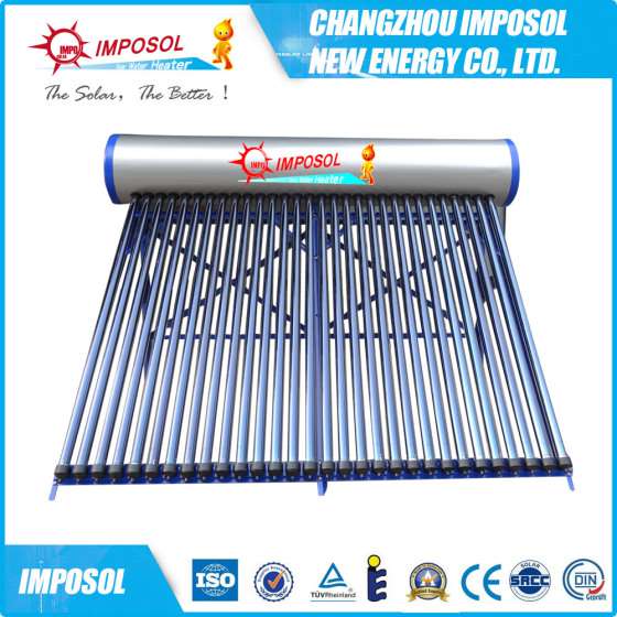 不锈钢承压热水器，不锈钢承压水箱通过CE ISO9001 SRCC 认证