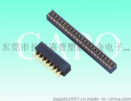2.54mm 排母針座 单/双排 塑高5.0/7.1 DIP连接器