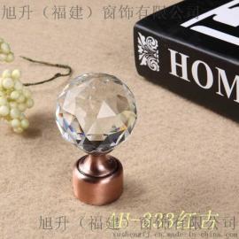 生产厂家定制批发窗帘配件窗帘挂球钩绑带钩壁钩墙钩挂钩罗马杆罗马圈铁艺杆支架水晶轨道装饰头