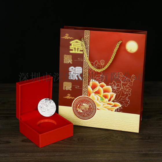 深圳定制纯银月饼礼品直销工厂高端办公访客礼品