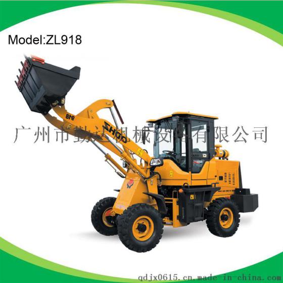 厂家直销918型四驱四缸工程装载车，中型轮式铲车，柴油工程铲车