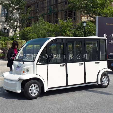直供6座封闭式电动观光游览车报价，四轮景区治安巡逻车厂家，配置